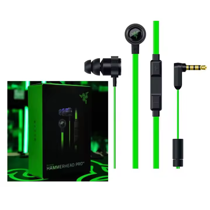 Auriculares De Cable R-Azer Hammerhead pro V2 In-Ear Con Micrófono Calidad Superior Para Gaming Auriculares Con Cable - 1