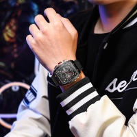 Reloj De Pulsera Curren 8442 Para Hombre Estilo Business Y Casual Cronógrafo De 6 Manos Reloj De Cuarzo Lujo Y Moda Resistente Al Agua Material De Correa Silicona Y Caja De Aleación Dial De Cristal De Zafiro - details 22