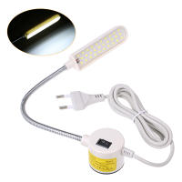 Luz De Máquina De Costura 6W 30LEDs Base Fija Tubo Flexible De Patas De Pato Para Tareas Domésticas Fuente De Alimentación AC110-250V - details 11