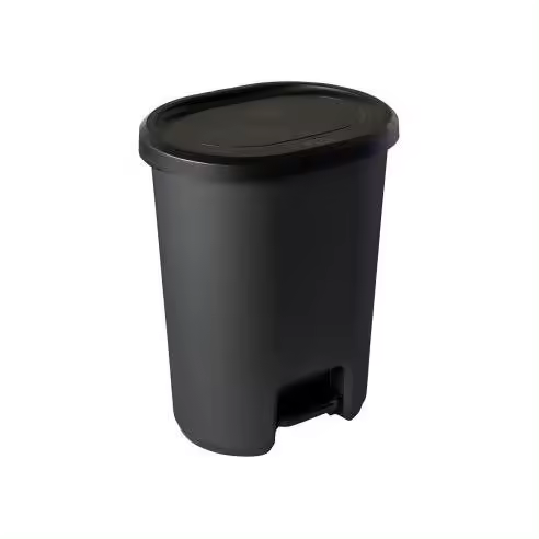MONDEX Cubo de Basura con Pedal 27L Gris Antracita - Material Reciclado - MONDEX - 77909  Limpieza Varios Limpieza - 1