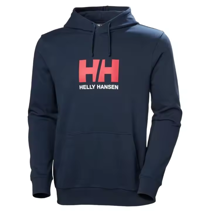 Sudadera Azul Helly Hansen HH Logo Hoodie Nav - 1