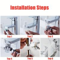 Adaptador De Interruptor De Grifo Universal Divertor De Agua Para Cocina Baño Ducha Inodoro Bidé Conector De Grifo - details 4