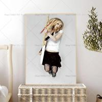Póster Self-adhesivo De Cantante Pop Rock Avril Lavigne Moda Para Decoración De Pared De Café Barra Habitación Material Papel Impermeable Estilo Moderno - details 13