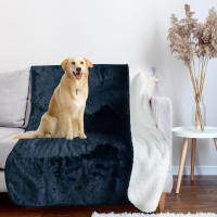 Manta Para Perros Impermeable Bucephalus Reversible Suave Y Lavable Protección Para Sofá Manta Para Gatos Y Perros Con Patrón De Animales - details 3
