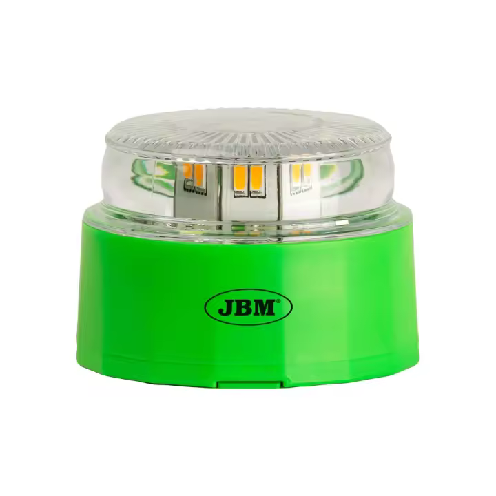 JBM Baliza de Emergencia V16 Geolocalizable, Luz LED 360°, Alcance hasta 1 km, Conectividad DGT 3.0 con SIM incluida, Homologada para 2026, Autonomía de 3 horas - 1