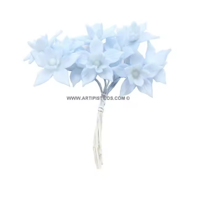 Flor de Porcelana Fría Realista y Duradera - Ideal para Manualidades - 1