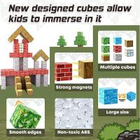 Juego De Bloques Magnéticos 100pcs Para Niños Y Niñas Edad 3+ Juguetes Sensoriales De Construcción Para Regalos - details 8