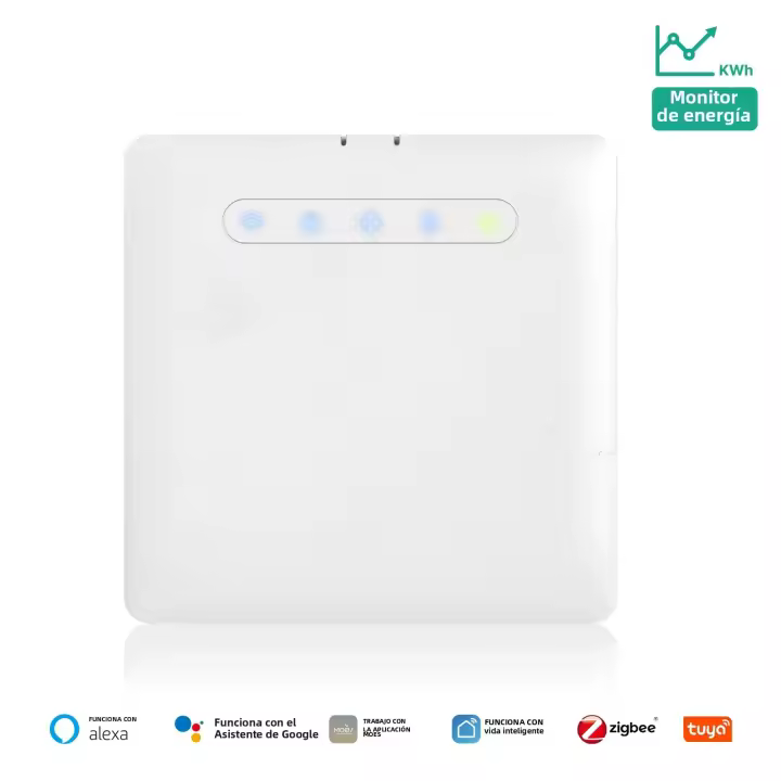 Termostato Inteligente ZigBee Para Calefacción Por Cable Piloto Soporte Para Radiador Ecowatt Monitoreo De Electricidad Con Control Remoto Compatible Con Alexa - 1