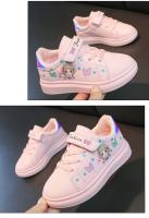 Zapatillas Para Niñas Cuero Sintético Transpirables Zapatos Casuales Para Todas Las Estaciones Zapatillas Blancas Pequeñas Para Niñas - details 8