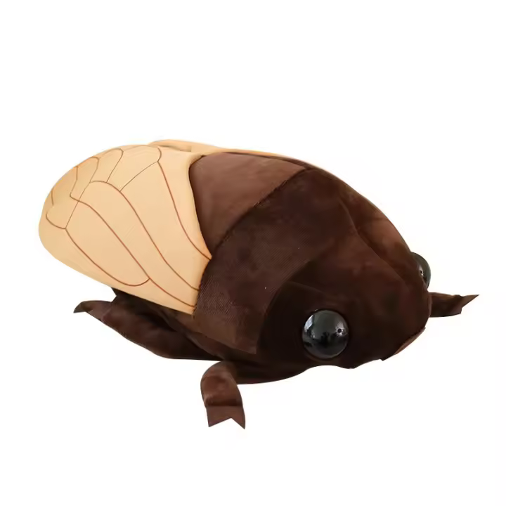 Muñeco De Peluche Creativo De 48cm Simulación De Insecto Cicada Suave Almohada Regalo Para Niños Amigos Juguete De Engaño Decoración - 1