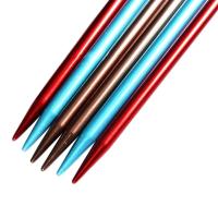 Juego De 2 Agujas De Tejer Punto Suelto De Aluminio 35cm 2.0-12mm Para Telar Manualidades DIY Herramienta Para Suéteres Y Bufandas Largas - details 0