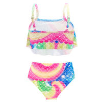 Traje De Baño De Sirena Para Niñas Traje De Cosplay De Verano Traje De Playa Con Estilo De Bikini Vestimenta Infantil - details 6