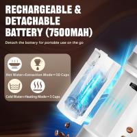 Cafetera Portátil, Cafetera Espresso Eléctrica Portátil 3 en 1 Recargable con Pantalla Digital de Temperatura para Cápsulas Pequeñas o Grandes y Café Molido, Ideal para Oficina, Viajes y Camping. - details 4