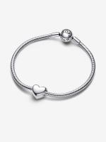 Pandora - Charm de corazón grabable "Be Love" - Plata de Ley - details 0