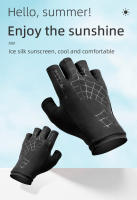 Guantes De Ciclismo ROCKBROS Verano Mitad De Dedo Antifricción Transpirables Cubierta Protectora Universal Para MTB Deportes Al Aire Libre - details 2