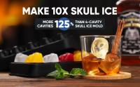 Molde De Hielo Para Whiskey Con 10 Cavidades Mold De Calavera Para Hacer Cubitos De Hielo Y Hornear Chocolatería Ecológico - details 1