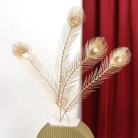 1/3/5Pcs Bouquet De Flores Artificiales Doradas Para Decoración De Hogar Navidad Año Nuevo Fiesta De Cumpleaños DIY Adornos Para Vaso Accesorio De Plantas - details 4