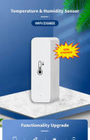 Sensor De Temperatura Y Humedad Zigbee/WiFi Tuya Compatible Con Alexa Google Assistant Para Hogar Inteligente Medidor De Temperatura - details 0