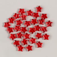 Bolas De Vidrio Lampwork En Forma De Estrella De Cinco Puntos Para La Creación De Joyas Y Pulseras DIY 10x10mm 20 Piezas Por Lote - details 6