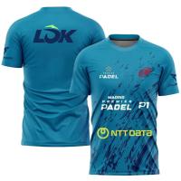 Camiseta De Tenis Ligera Para Hombre Cuello Redondo Manga Corta Deportiva Y Cómoda Moda De Badminton Temporada De Verano - details 7