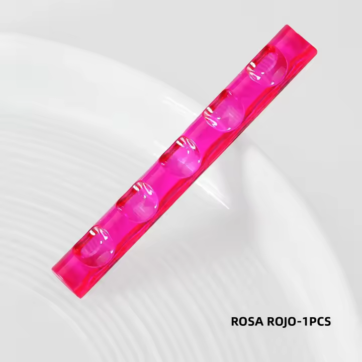 Soporte De Acrílico Para Pinceles De Uñas Y Rotuladores De 5 Cuadrículas Organizador Transparente Para Gel De Uñas Y Pintura - 1