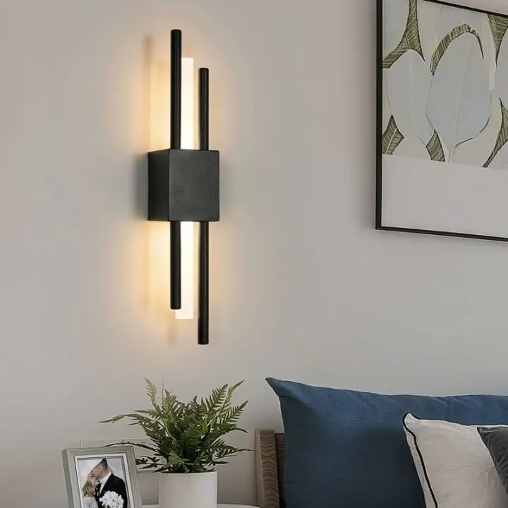Lámpara de Pared LED Moderna Luz Cálida Blanca 3000K Ideal para Pasillo, Sala de Estar, Dormitorio - 1