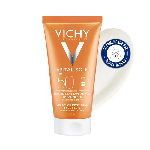 Vichy Capital Soleil Crema Rostro Tacto Seco SPF50 50 Ml. - 1