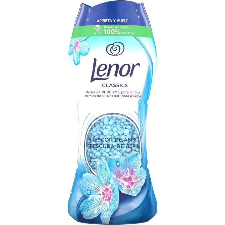 Lenor Frescor de Abril Impulsor de Fragancia, Perlas de perfume para la ropa 210g - 1
