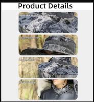Sombrero de Pesca al Aire Libre del ventilador solar de Ala Ancha, sombrero impermeable con dos ventiadores Solares para helbres/Mujeres, Sombrero de ventilador solar UPF50 - details 0