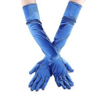 Guantes largos de satén compatibles con guantes de boda para mujer Guantes de rendimiento Guantes de satén - details 1