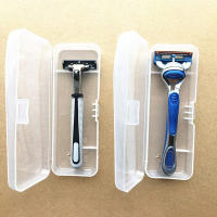 Caja De Almacenamiento Transparente Para Cepillos De Barba De Plástico De Alta Calidad Caja De Afeitar Portátil Para Viajes Contenedor Para Hojas De Afeitar Para Hombres - details 6
