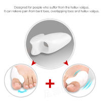 Almohadilla De Silicona Para Dedos Del Pie Corrector De Dedos Del Pie Protector De Valgus Ajustador De Bigote Alivio Del Dolor De Pies - details 7