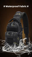 Bolsa De Pecho Táctica Para Camping Y Senderismo De Nylon Impermeable Para Hombres Bolsa Multifuncional De Deporte Al Aire Libre Con Sistema MOLLE - details 12