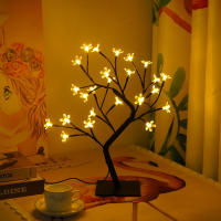 Luz De Noche LED Árbol De Navidad Mini Guirnalda De Cobre Para Decoración De Habitación Infantil Y Dormitorio Lámpara De Aire Festivo Iluminación De Vacaciones - details 4
