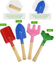 Herramientas de jardinería para niños, juego de 7 herramientas de jardinería con Regadera, Guantes, Rake, shovel, accesorios de jardinería, juegos de regunera para niños - details 1