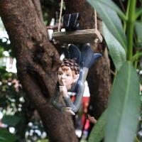 Adornos De Hobbit Para Jardín Decoración De Pared Para Casa Figura De Hobbit Para Valla Patio Jardín Árbol Regalo De Navidad - details 6
