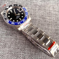 Reloj De Diversión GMT Para Hombres Con Movimiento NH34A Automático Acero Inoxidable Luminoso Correa Jubilee Hebilla Deslizante 200m Impermeable - details 14