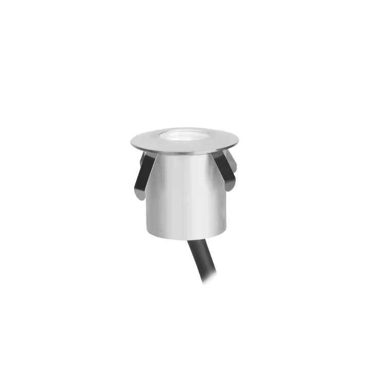 FORLIGHT Senya - Foco Empotrable de Suelo y Pared LED IP65 de 4cm de Diámetro. LED 1W Blanco Cálido 3000K. Foco Empotrable Exte - 1