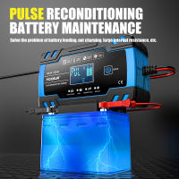 Cargador De Batería Automático FOXSUR 12V 24V Con Pantalla LCD Para Coche Motocicleta Camión Batería AGM Plomo-Acida Reparación De Pulso - details 4