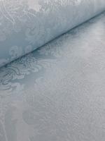 Tejidos Ortuño-Tela de Damasco Celeste, Tela Jacquard , decorar hogar, cortinas, manteles, Iglesias, Cofradías, Tapizados,1m x Ancho 2.80m - details 0