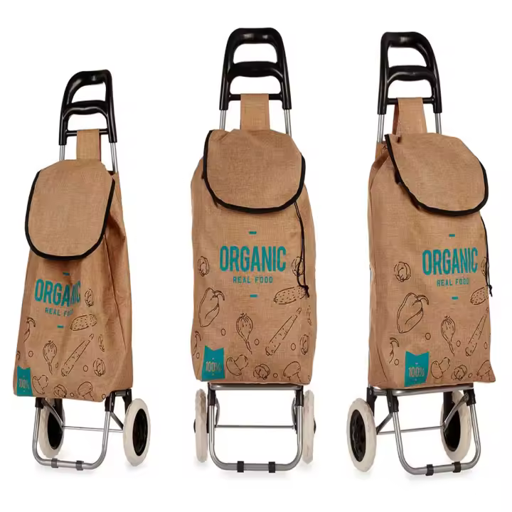 Carro de Compra Orgánico Marron 3,3 L 36x95x35 cm(10 Unidades) - 1