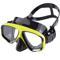 Máscara De Snorkel Antigolpes Con Visera Ajustable Para Natación Y Diving Lentes De Vidrio Templado Y Perno De Silicona Amplio Campo De Visión Cubre Nariz - details 9