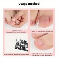 Kit De Prevención De Uñas Encarnadas Con Cortauñas Y Tiras Rellenas Para Uñas Y Almohadillas Ortopédicas Para El Cuidado De Los Pies - details 6
