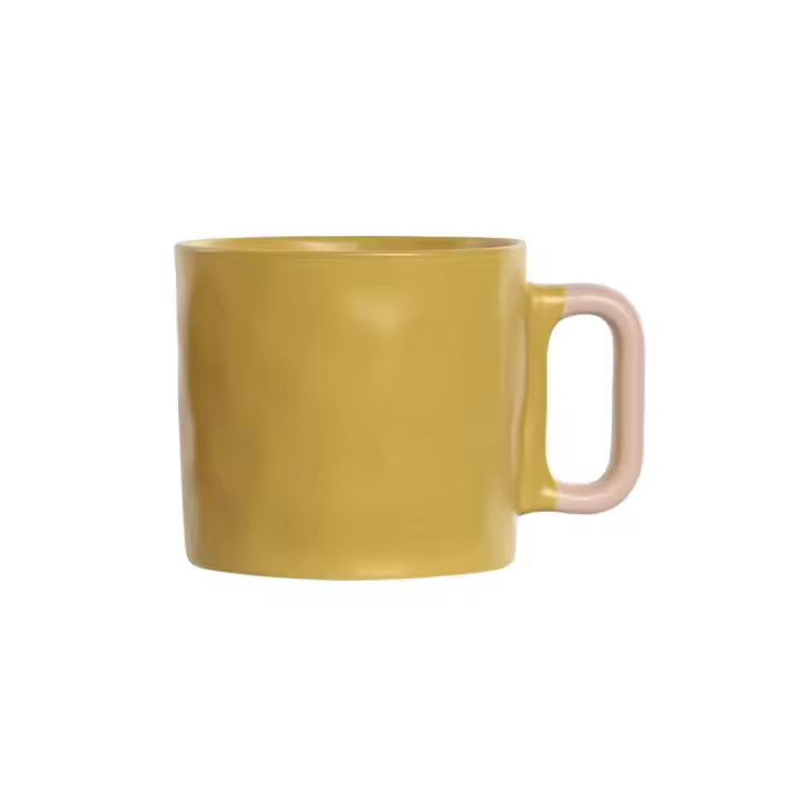 Item Taza de Porcelana New Bone 13 x 10 x 9 cm - Capacidad 400 ml - Diseño Multicolor - Apta para Lavavajillas y Microondas - Ideal para Café, Té y Bebidas Calientes - Resistente y Duradera - Perfecta para Uso Diario - 1
