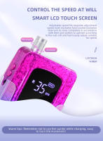 Máquina De Uñas Eléctrica Para Manicura Profesional Con Polvo De Gel Herramientas Y Accesorios Para Uñas Potencia Y Velocidad Ajustable Tamaño Compacto - details 6