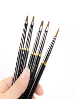 Cepillo De Arte De Uñas Negro Para Manicura Acrílica UV Extensión De Gel Cepillo De Pintura Y Dibujo De Polvo De Uñas - details 13