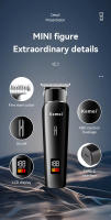Kit De Pelacabelos Eléctrico Profesional Kemei KM-2290 KM-1113 KM-2026 Para Hombres Corte De Pelo Y Barba Recargable USB Con Cuchilla De Acero Inoxidable - details 15