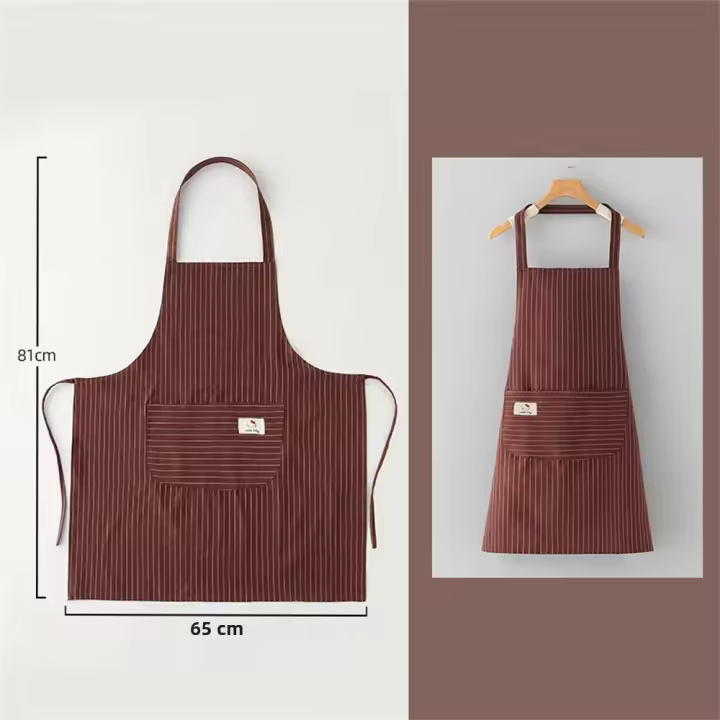 Aguayos De Cocina De Lona Nueva Moda Para Hombres Y Mujeres Adecuado Para Chef Trabajo En Grill Restaurante Bar Tienda Cafeterías Estudios De Belleza Uniforme - 1