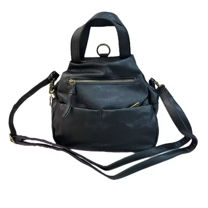 Bolso-Mochila Pequeño Negro - 1