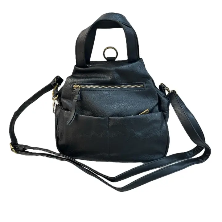 Bolso-Mochila Pequeño Negro - 1